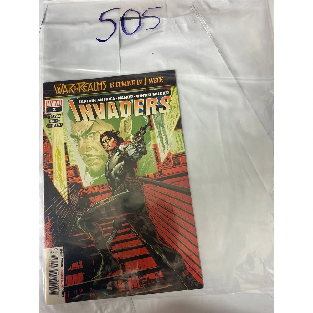 Marvel Invaders 3 Captain America Namor Winter Soldier Comic Book The‎ War of